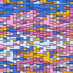 seamless pattern of lines colored background vector image