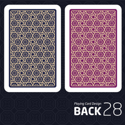 card back abstract pattern background underside vector image