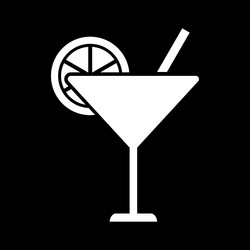 Cocktail Glass Stencil Vector Images (78)