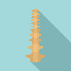 Human spine icon outline style Royalty Free Vector Image