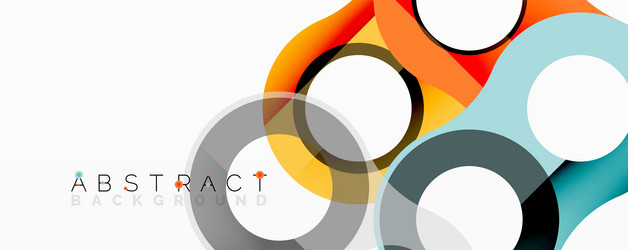 modern abstract design features overlapping vector image