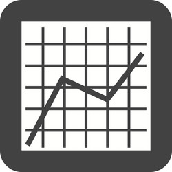 Multiple trend chart Royalty Free Vector Image