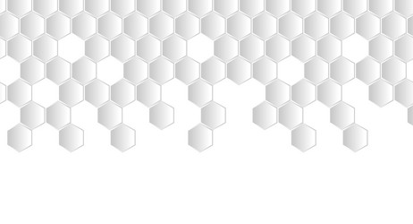 abstract geometric shape hexagon background vector image