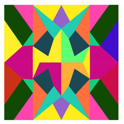colorful geometric and curve background pattern vector