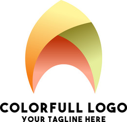 coorporate logo design modern vector