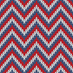 knitted seamless pattern background vector image