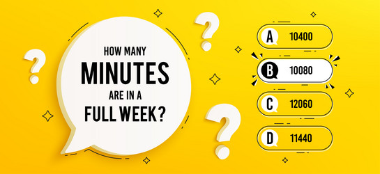 quiz game menu test questions choice template vector image