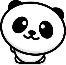 panda cartoon waving paw hand 20815624 Vector Art at Vecteezy