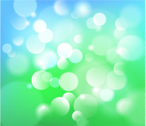 abstract green background with bokeh effect vector image