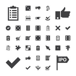 Choice icons vector