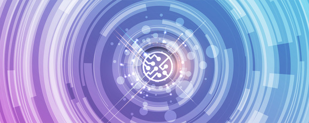 abstract futuristic circuit computer internet vector image