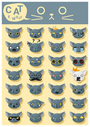 Vector Stock Illustration isolated Emoji character cartoon cat sticker  emoticon with angry emotion, Stock Vector, Vector And Low Budget Royalty  Free Image. Pic. ESY-028769971