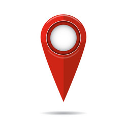 Map pointer flat icon gps location symbol vector
