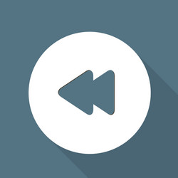 reverse or rewind web icon vector image