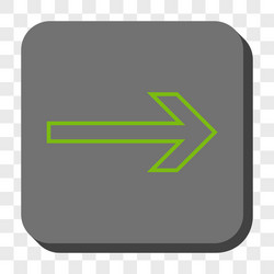 arrow right rounded square button vector image