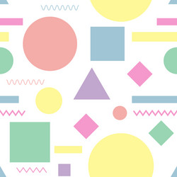 seamless pattern geometric design texture simple vector image