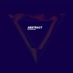 abstract background with dynamic waves vector image
