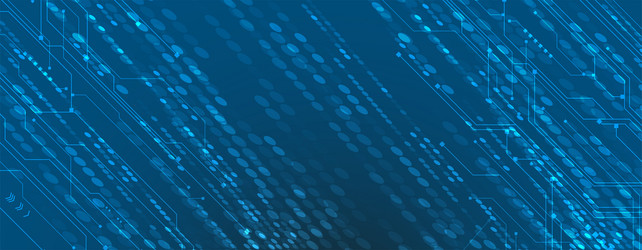 abstract futuristic circuit computer internet vector image