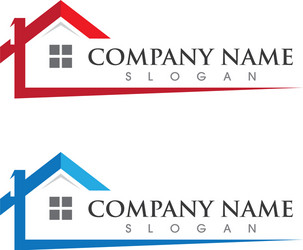 real estate property and construction logo Vector Image
