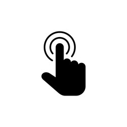 hand cursor icon vector