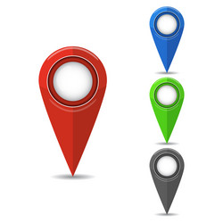 Map pointer flat icon gps location symbol vector