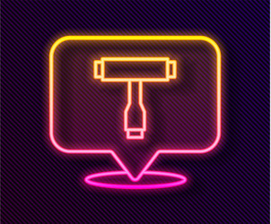 Glowing neon line multi-function all-in-one vector