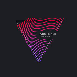 abstract background with dynamic waves vector image