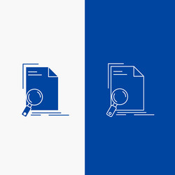 analysis document file find page line and glyph vector image