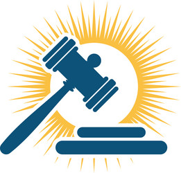 Justice Law Logo Template Vector Image