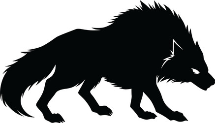 Wolf Silhouette Vector Image