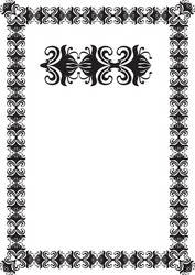 Ornament black Royalty Free Vector Image - VectorStock