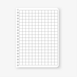 school notebook paper sheet exercise book page vector image