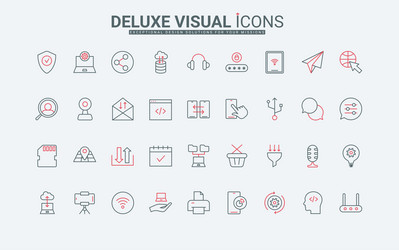 web service application and communication line vector image
