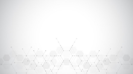 Abstract background with hexagons pattern vector