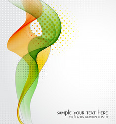 Dynamic Wave Abstract Background vector image