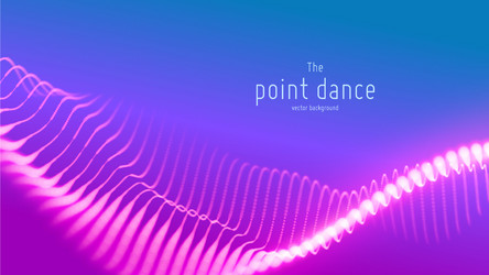Violet Data Burst - Particle Wave vector image