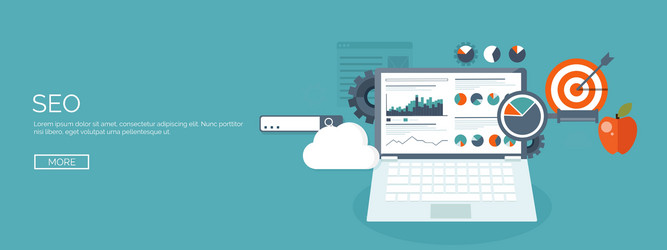 flat background coding vector image