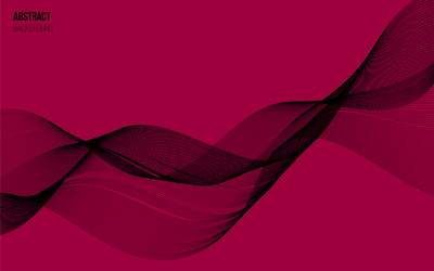 abstract background with wave design element vector image