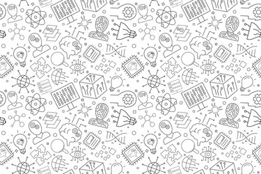 Artificial Intelligence Abstract Pattern vector image