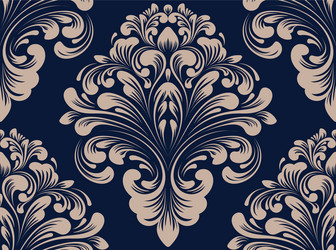 damask seamless pattern element classical vector image