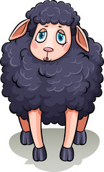 One black sheep Royalty Free Vector Image - VectorStock
