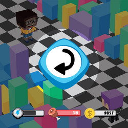 game ui menu application mobile app vector image