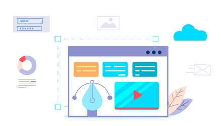 java python php building website project vector image