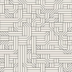 seamless pattern repeating geometric elements vector image