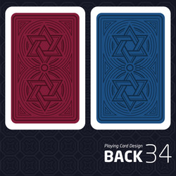 card back abstract pattern background underside vector image