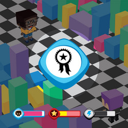 game ui menu application mobile app vector image