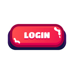 big set buttons for games and app wooden game ui vector image