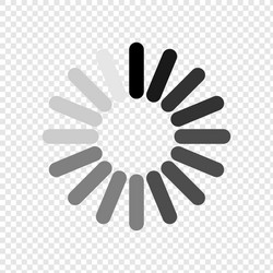 Loading Wait Icon - Circular Progress vector image
