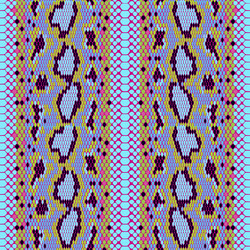 structure snake skin seamless pattern vector image