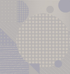 abstract geometric background with different shape vector image